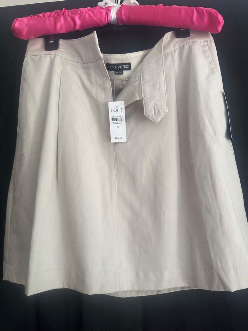 LOFT Versa Khaki A-Line Skirt